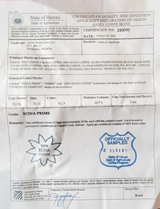 Hawaii Kona - Aloha farm - dokumentáció