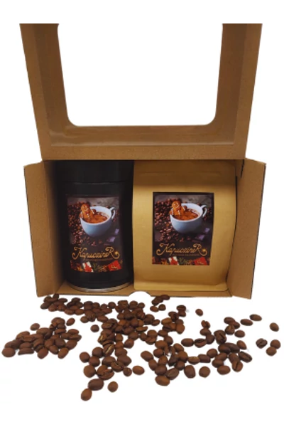 Karácsonyi kávé csomag  - Top Blend és Tüzijáték blend - díszdobozban